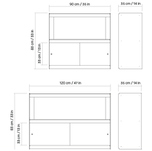 Load image into Gallery viewer, Plié Sideboard 2 Doors