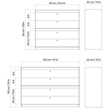 Load image into Gallery viewer, Plié Sideboard 4 Small Drawer