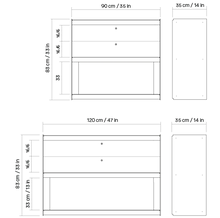 Load image into Gallery viewer, Plié Sideboard 1 Big Drawer