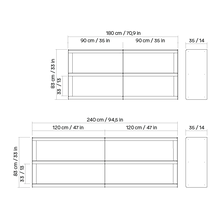 Load image into Gallery viewer, Plié Sideboard Extension