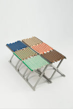 Load image into Gallery viewer, TANCHEN Mazha Stool - Pea + Silver
