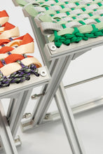 Load image into Gallery viewer, TANCHEN Mazha Stool - Pea + Silver