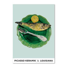 Load image into Gallery viewer, 'Still-life with Fish, Fork and Slice of Lemon' by Pablo Picasso - Unframed
