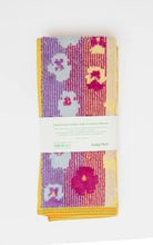 Load image into Gallery viewer, Velour guest towel duo #54 Pansy