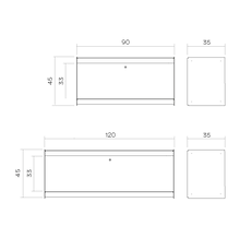 Load image into Gallery viewer, Plié Wall Mount 1 Big Drawer