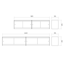 Load image into Gallery viewer, Plié Wall Mount Extension 4 Doors