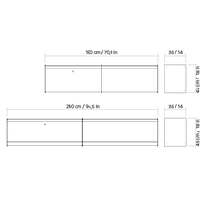 Load image into Gallery viewer, Plié Wall Mount Extension 1 Big Drawers