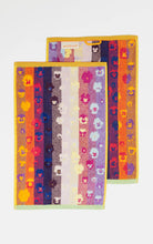 Load image into Gallery viewer, Velour guest towel duo #54 Pansy