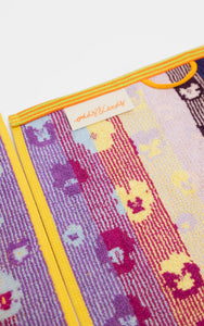 Velour guest towel duo #54 Pansy