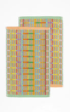 Load image into Gallery viewer, Criss Cross guest towel duo #70