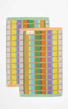 Load image into Gallery viewer, Criss Cross guest towel duo #70