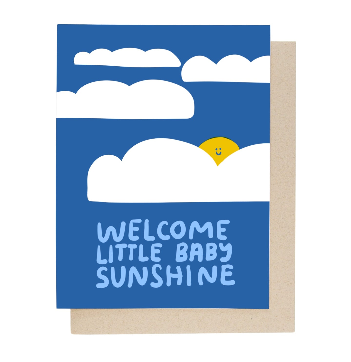 Postcard Welcome Baby Sunshine Card