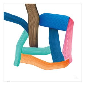 Ronan Bouroullec - Drawing Multicolor - Framed