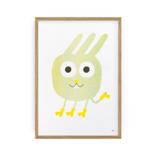 Load image into Gallery viewer, Riso Print - Roller Bunny Studio Arhoj - Unframed