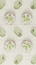 Load image into Gallery viewer, Incense holder (Hasamiyaki）- Key Lime Pie