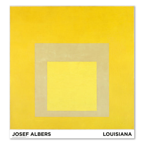 Homage to the Square: Yellow Climate by Josef Albers - Unframed