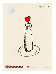 Wish Cards - Love Candle