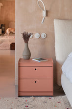 Load image into Gallery viewer, Plié Side Table 2 Small Drawers