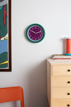 Load image into Gallery viewer, Sowden Wall Clock - Purple/Blue/Green