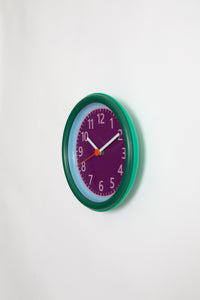 Sowden Wall Clock - Purple/Blue/Green