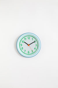 Sowden Wall Clock - White/Blue