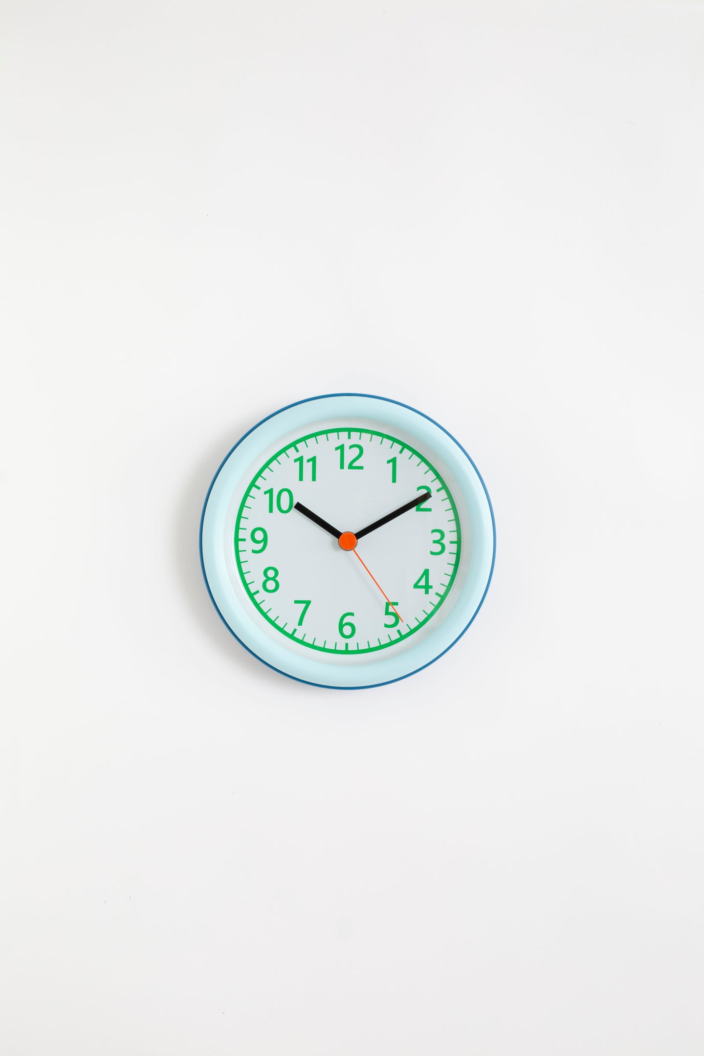 Sowden Wall Clock - White/Blue