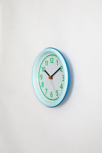 Sowden Wall Clock - White/Blue