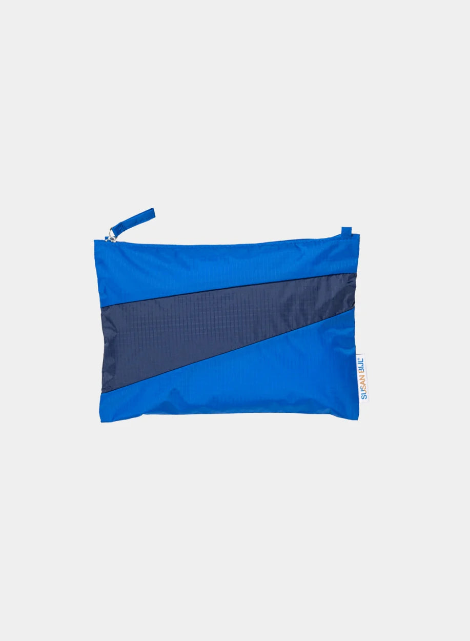 The New Pouch - Blue & Navy MEDIUM