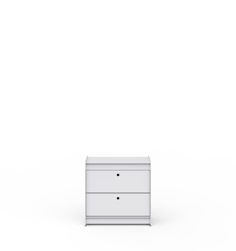Plié Side Table 2 Small Drawers