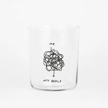 Load image into Gallery viewer, Yahya Studio Me and My Goals Glass - Large