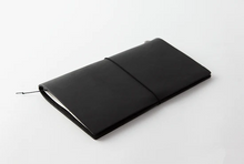 Load image into Gallery viewer, Black Starter Kit Traveler's Notebook (Regular Size)