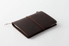 Load image into Gallery viewer, Brown Starter Kit Traveler's Notebook (Passport Size)