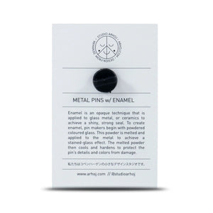 Metal Pin - Series #3 - Glow Shroom by Studio Arhoj