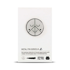 Metal Pin: Series #2 - Pearly Glitter Logo by Studio Arhoj