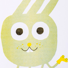 Load image into Gallery viewer, Riso Print - Roller Bunny Studio Arhoj - Unframed