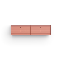 Load image into Gallery viewer, Plié Wall Mount Extension 4 Small Drawers