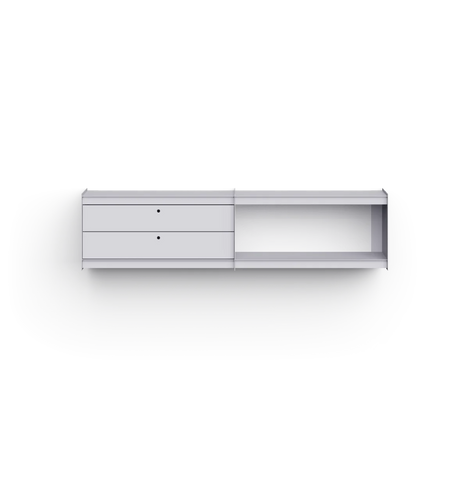 Plié Wall Mount Extension 2 Small Drawers