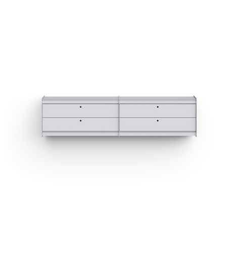 Plié Wall Mount Extension 4 Small Drawers