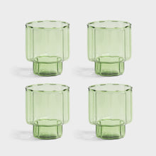 Load image into Gallery viewer, &amp;K Amsterdam - Glass bloom green set of 4