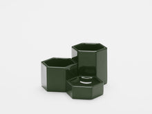 Load image into Gallery viewer, Vitra Hexagonal Ceramic Containers - Dark Green
