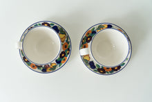 Load image into Gallery viewer, Set of two cups and saucers - Royal Copenhagen - Golden Summer