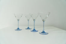 Load image into Gallery viewer, Set of 4 French Vintage Luminarc Martini Glasses