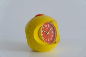 1970s Space Age Wind Up Clock by Lumen Germany