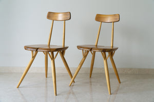Set of two Pirkka Chairs by Ilmari Tapiovaara