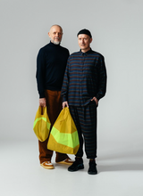 Load image into Gallery viewer, The New Shopping Bag - Susan Bijl - Helio &amp; Fluo Yellow - Medium