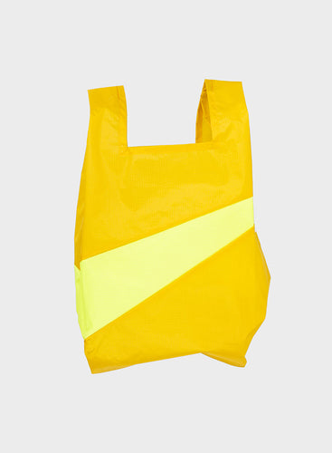 The New Shopping Bag - Susan Bijl - Helio & Fluo Yellow - Medium