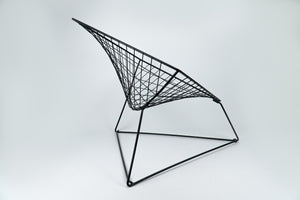 1980s Vintage Ikea Wire Chair designed by Niels Gammelgaard