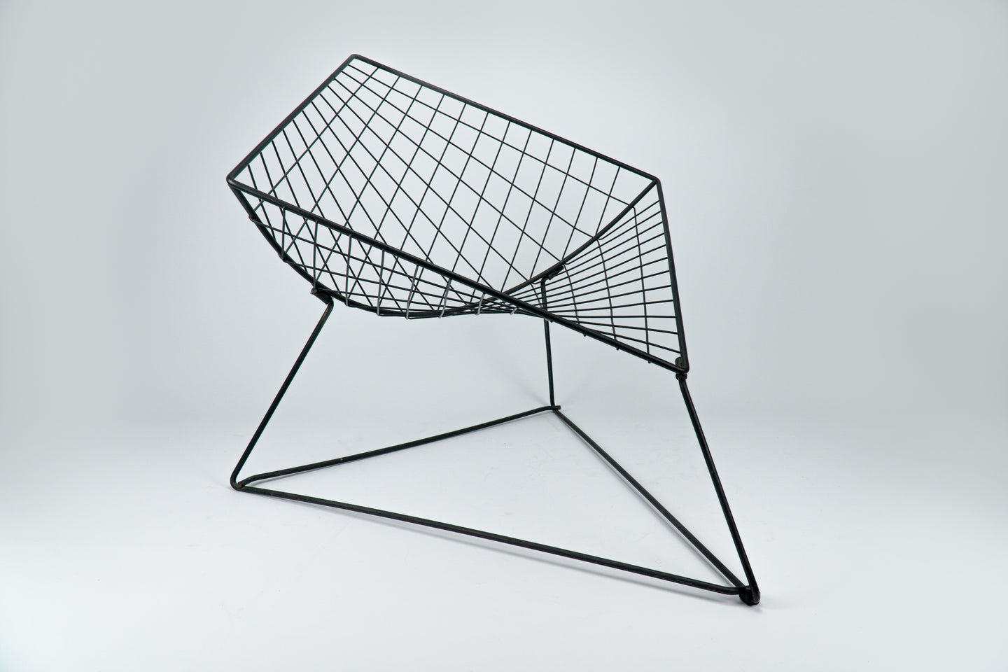 1980s Vintage Ikea Wire Chair designed by Niels Gammelgaard