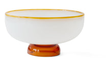 Load image into Gallery viewer, Amabro Japan - Two Tone Snow Bowl - White x Amber