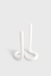 Lex Pott - Twist Candle - White